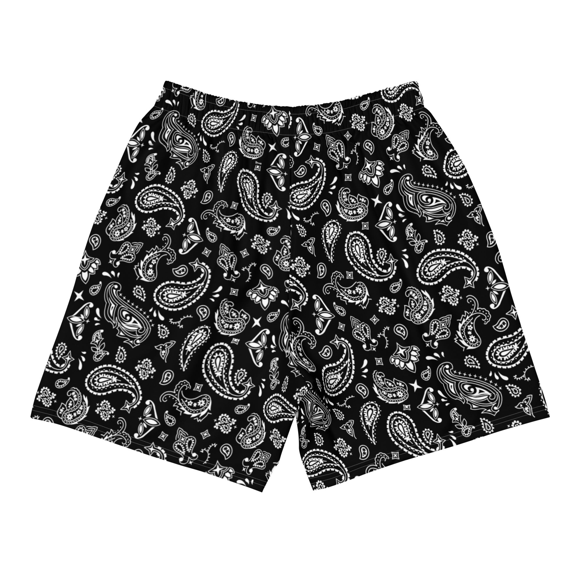 Paisley Black Athletic Short