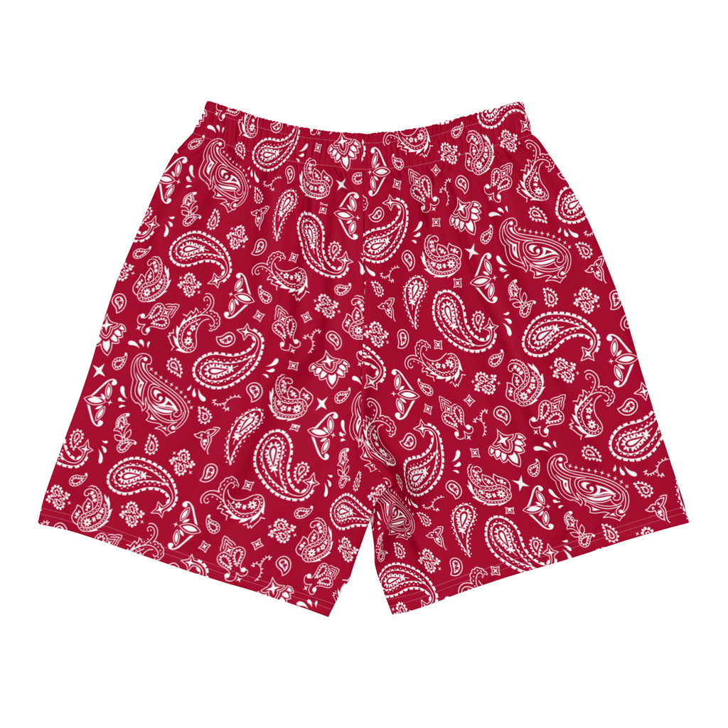Paisley Red Athletic Short