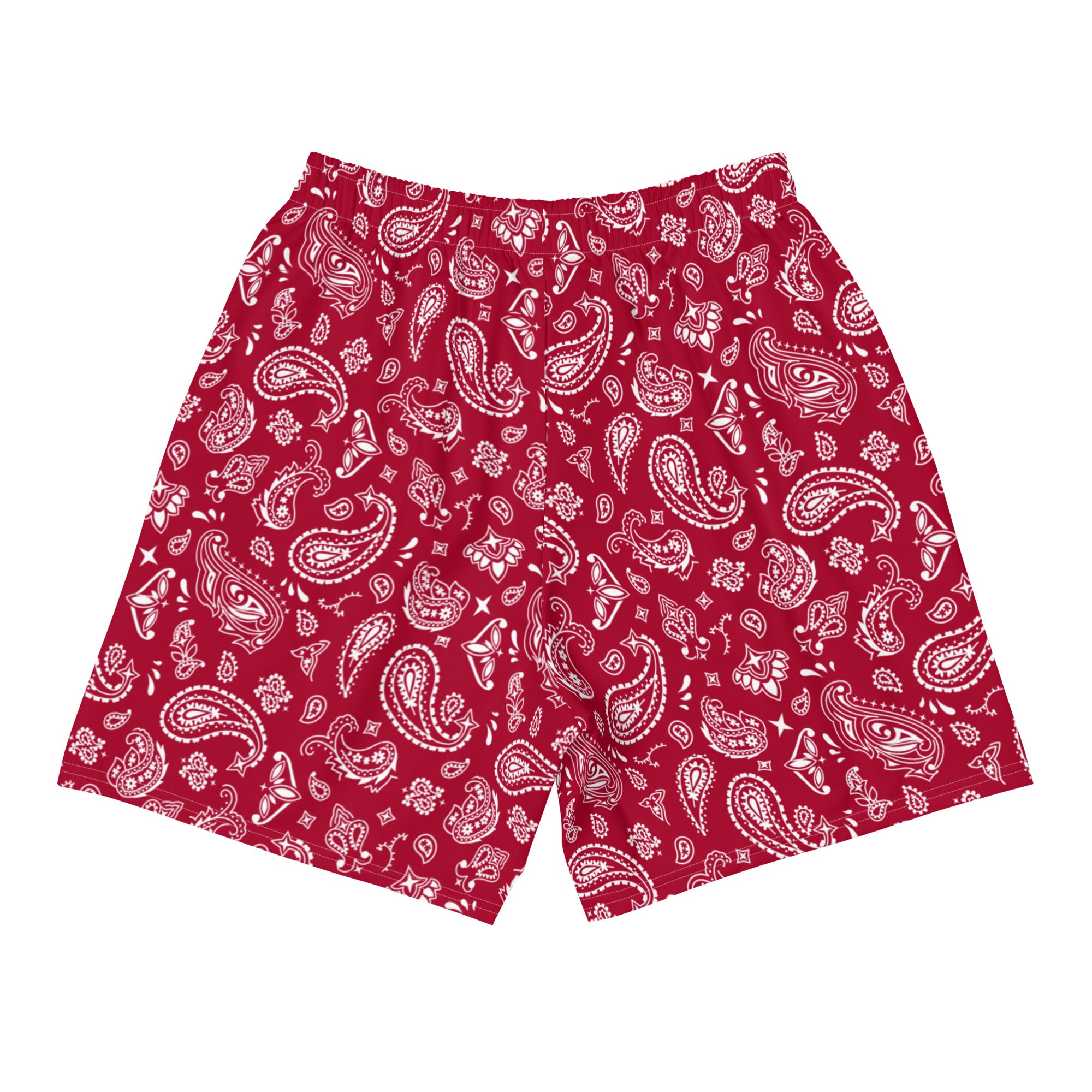 Paisley Red Athletic Short