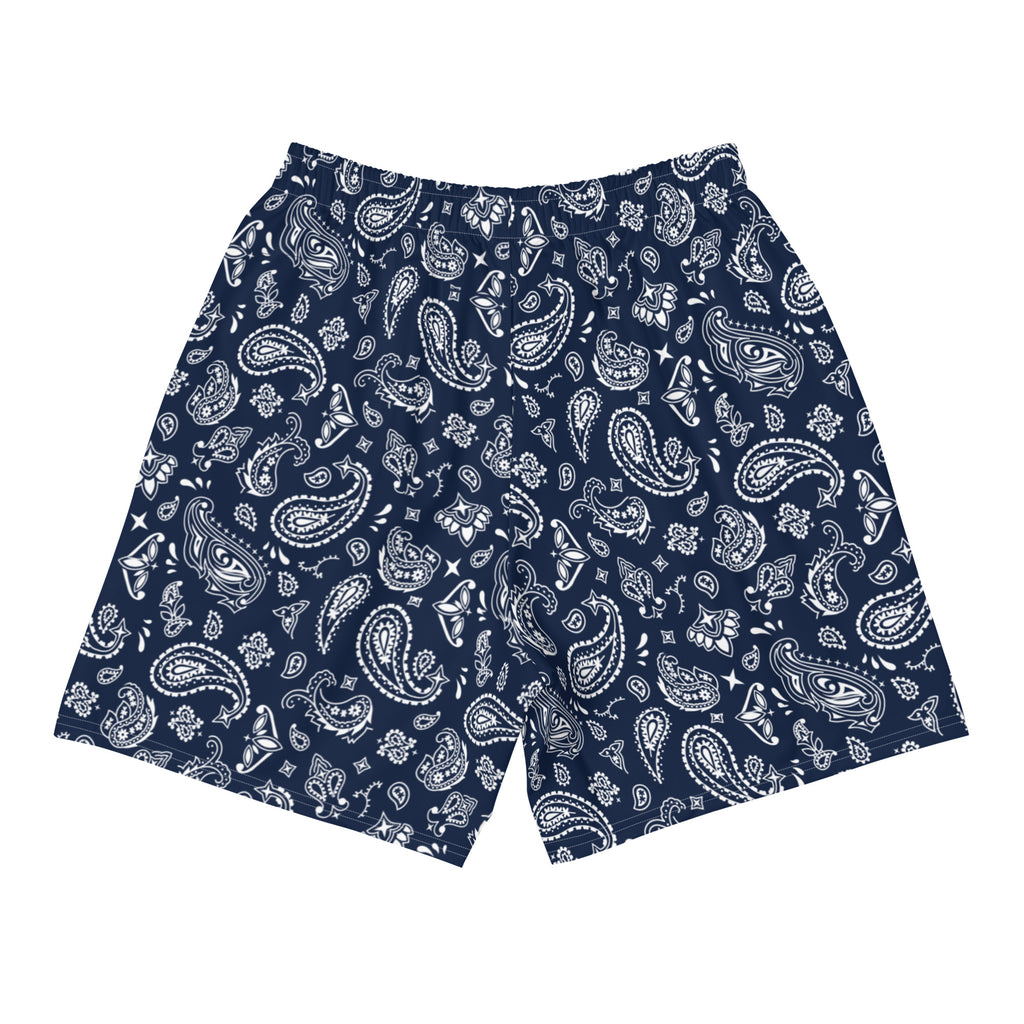 Paisley Navy Athletic Short
