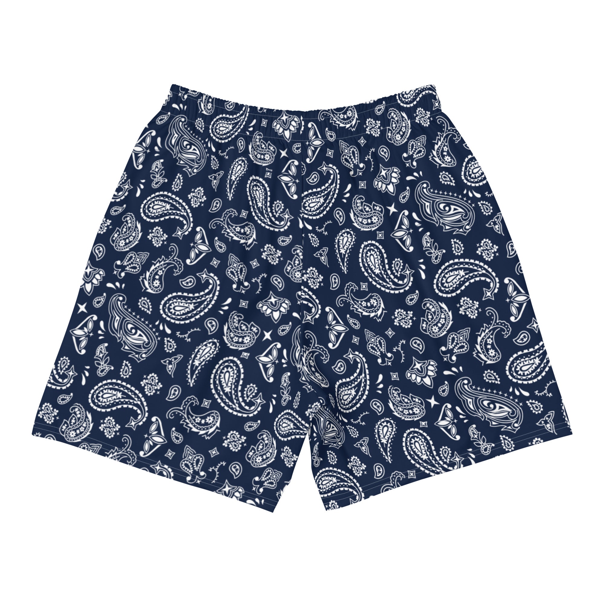 Paisley Navy Athletic Short
