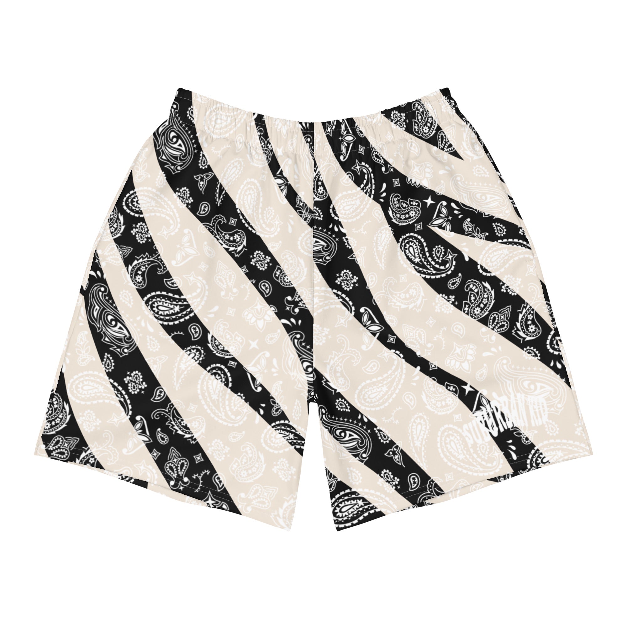 Paisley Zebra Athletic Shorts