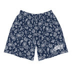 Paisley Navy Athletic Short